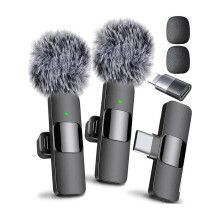 Microphone Cravate Sans Fil pour , pour , Android, pour Enregistrement Vidéo, Vlog, Podcast