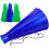 Plastic Megaphone Party Toy Assorted Colors 4pcs 1