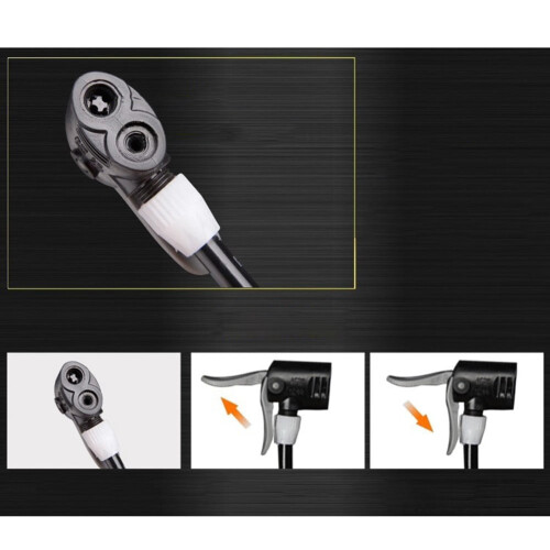 Bike Pump Nozzle Hose Adapter 150 PSI 2