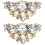 Clips à chaussures strass pour mariage (1 paire) 1