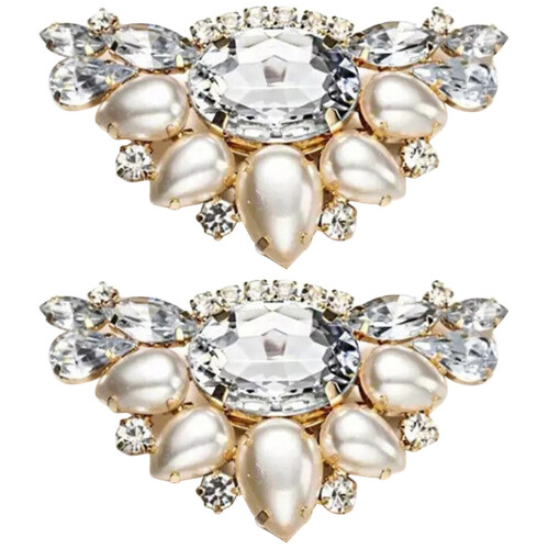 Clips à chaussures strass pour mariage (1 paire)