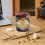 Bemalter Buchbecher, handgefertigt, stapelbar, 3D-Kaffeebecher 5
