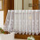 White Lace Window Curtain Valance with Rod Pocket 2