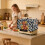 Toaster Oven Cover Highland Cow Sunflower Pattern 3