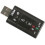 USB Stereo Audio Adapter External Sound Card Black 1