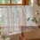 White Lace Window Curtain Valance with Rod Pocket 7