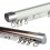 Rail de rideau en aluminium blanc 150 cm 1