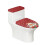 Weihnachtsmann-Toilettensitz und Spülkastendeckel-Set, 2er-Pack, Sterne 1