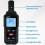 EMF Detector Portable 3-in-1 Handheld Meter with LCD and 4