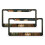 Stainless Aluminum License Plate Frame Set 2 pcs 1