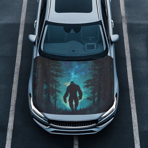 Μεμβράνη κάλυψης καπό αυτοκινήτου Green Galaxy Gorilla Universal Fit