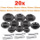 Universal Snap-On Front Lens Cap Cover 20PCS 2