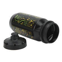 Urheiluvesipullo Puristettava Vuotamaton 550ML Musta