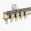 Rail de rideau flexible en forme de L/U, fixation murale, 8,2 m (27 pi) 1