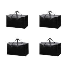 Sacs de déménagement grand format avec fermetures éclair et poignées (lot de 4)