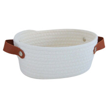 Panier de rangement tressé en corde, organisateur d'entrée, 1 pièce