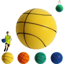 Leiser Basketball für den Innenbereich, Größe 6, 28,5 Zoll (72,4 cm) Schaumstoffgriff