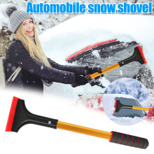 Car Snow and Ice Scraper with Foam Grip and Rubber Edge