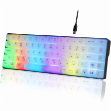 RGB Gaming Keyboard 68-Key Wired Membrane with Anti-Ghosting