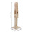 Nutcracker Ornament Light Brown Wooden Christmas Decor 1 2