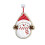 C Style Christmas Hand Towel with Hanging Loop 1 Pack 1