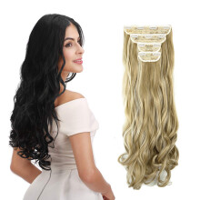 LELINTA Clip-In Hair Extensions 18 inch 24 inch 4 pcs