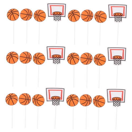 Basketball Cake Insert Soccer Design 10 Bags 2
