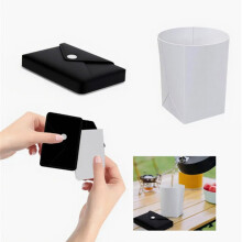 Tasse à café pliable en silicone pour la cuisine, le camping et les voyages
