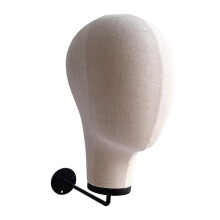 Mannequin Head Wall Mount for Hats and Caps, 1 Piece