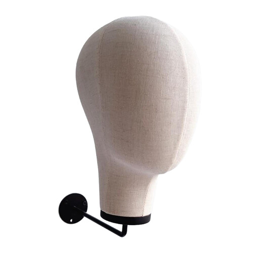 Mannequin Head Wall Mount for Hats and Caps, 1 Piece