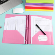 Cartelle in plastica resistente a 3 tasche, formato lettera, impermeabili