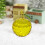 Glass Apple Ornament Faceted Crystal Design 5