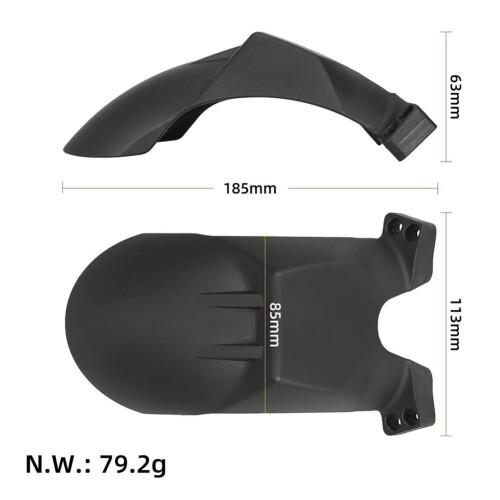Kukirin G2 Pro Db Electric Scooter Rear Mudguard 1