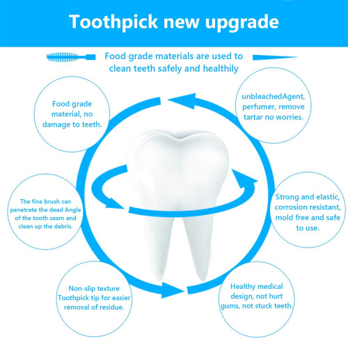Dental Floss Picks Double-Ended 200-Pack 2