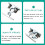 6Pcs Spring Loaded Door Easy Lock Stop Catch Release Clamp Double Roller Catch (Mp-4) 5