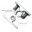 6Pcs Spring Loaded Door Easy Lock Stop Catch Release Clamp Double Roller Catch (Mp-4) 6