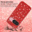 Θήκη Glitter με αντικραδασμική προστασία για Google Pixel9Red TPU/PC 4