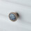 Gold Brass Cabinet Knobs Round Ceramic 4 Pack 3