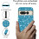 Θήκη Glitter για το Google Pixel7Pro σε μπλε χρώμα, ανθεκτική σε κραδασμούς 3