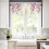 Kitchen Curtains and Valances Set Spring Purple Flower 3 3