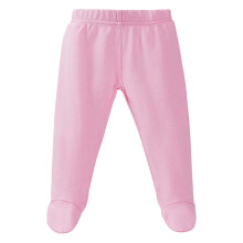 Baby Cotton Footed Pants with Elastic Waist for 0-24 Months