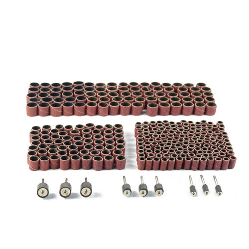 Sanding Drum Kit Electric Grinding Heads 338 pcs with