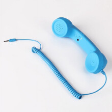 Retro Anti-Radiation Phone Handset 3.5mm Vintage Black