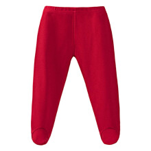 Baby Cotton Footed Pants with Elastic Waist for 0-24 Months