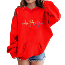 Girls Pullover Hoodie Casual Long Sleeve with Pocket