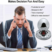 2X Prophecy Fate Decision Decision Maker Home Office Anti-Stress Decompression Toy-Silver