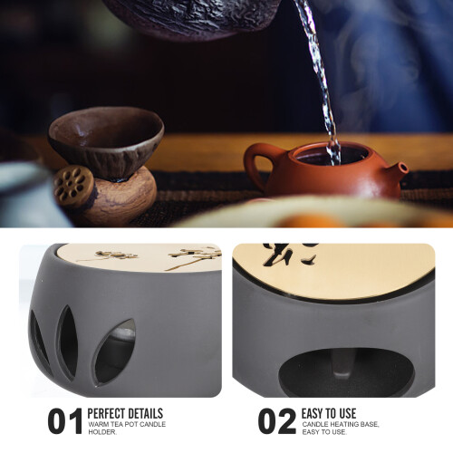 Ceramic Teapot Heater for Home Use 1 Set 2
