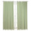 Blackout Curtains Light Green Rectangular Textured Thermal 6