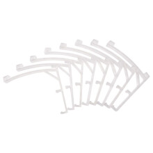 2X Clips de Cantonnière Supports de Stores Verticaux en Plastique Stores Verticaux de 3,5 Pouces Transparents pour Pièces de Stores Composants