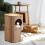 Felt Cat House Indoor Cave with Mats and Scratching Posts 6